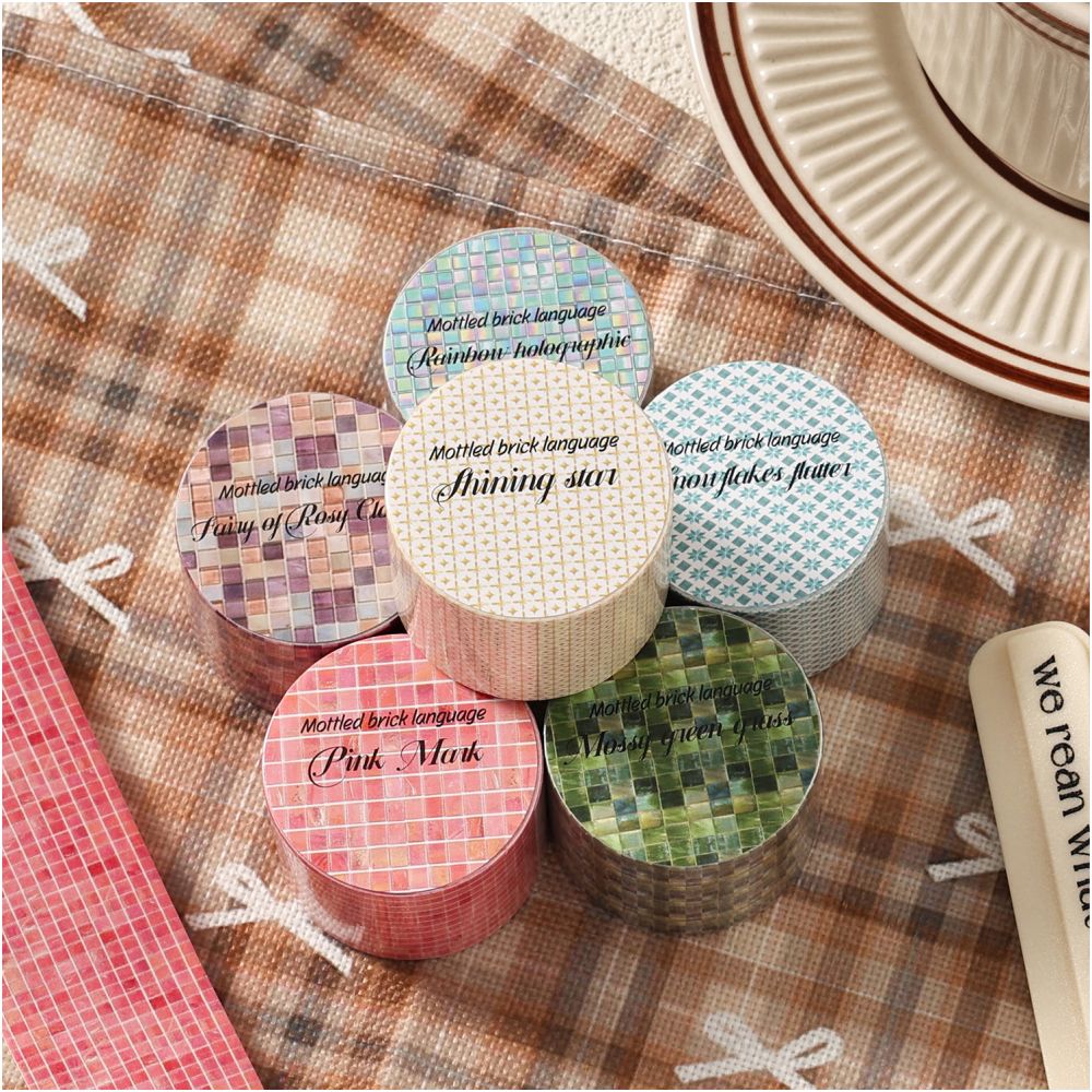 Colourful Brick Series Washi Tape 3cm x 2m 6 variants image 0