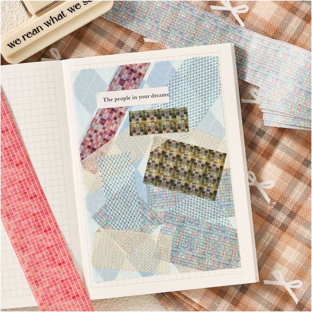 Colourful Brick Series Washi Tape 3cm x 2m 6 variants image 2