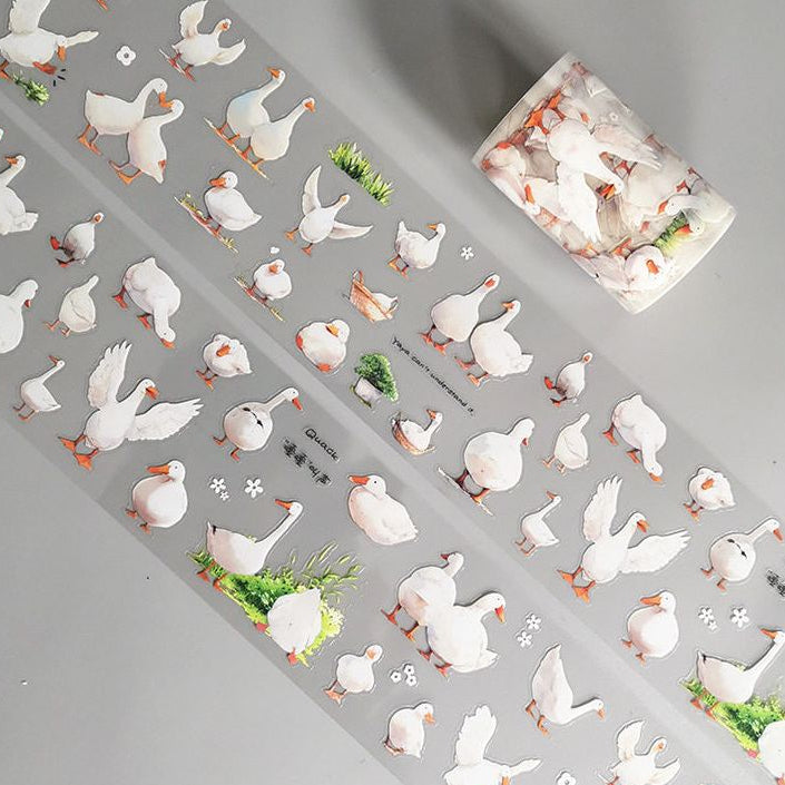 Pet designs including ducks sheep dogs and cats PET Tape 6 cm x 2m 3 Styles image 3