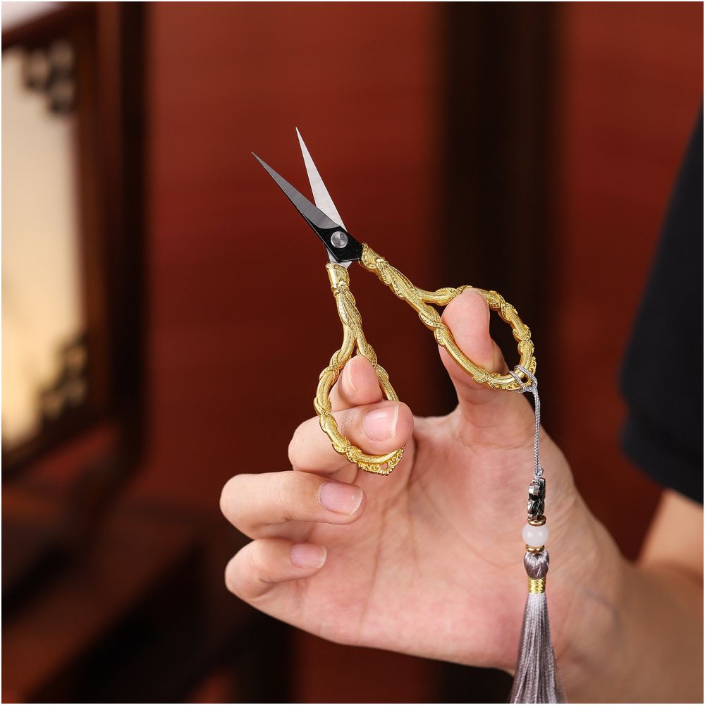 Vintage Chinese Style Tea Scissors 9 variants image 0