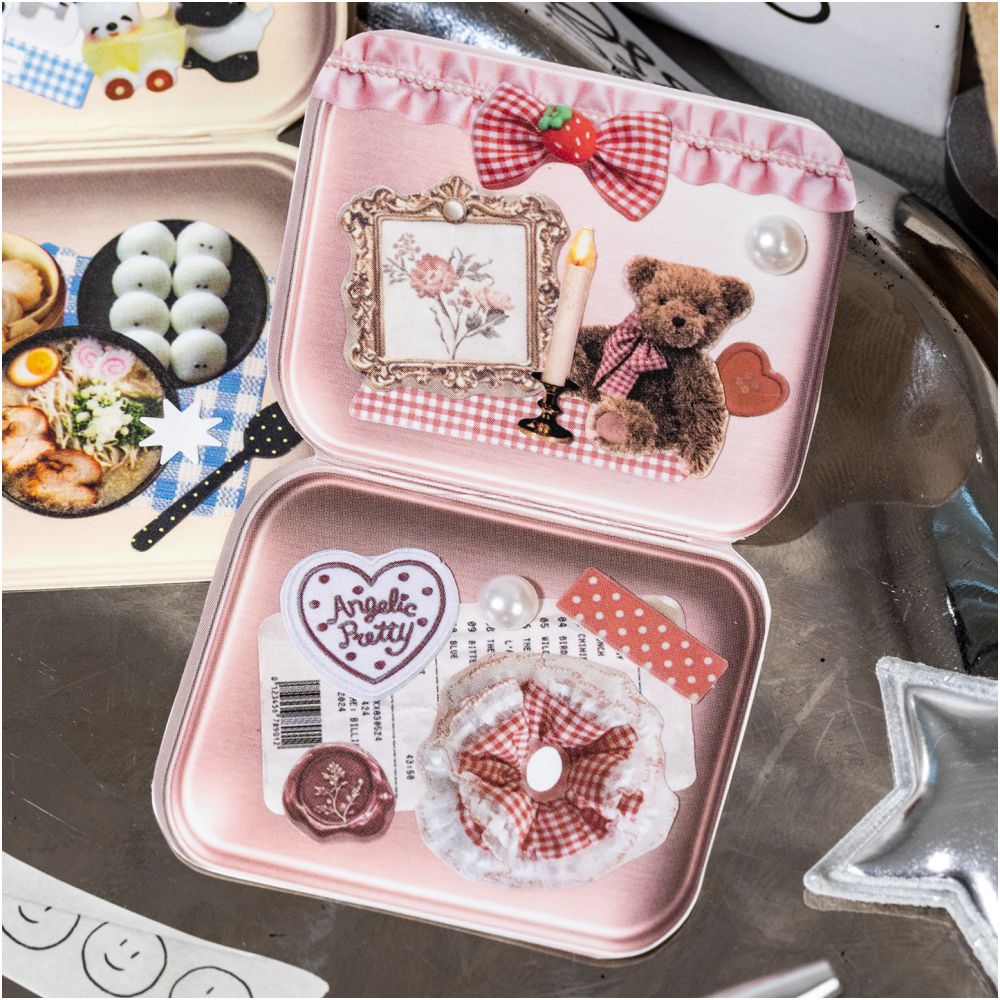 Notebook Memory Series Korean Style Paper Stickers 20 Sheets 2 Designs image 2