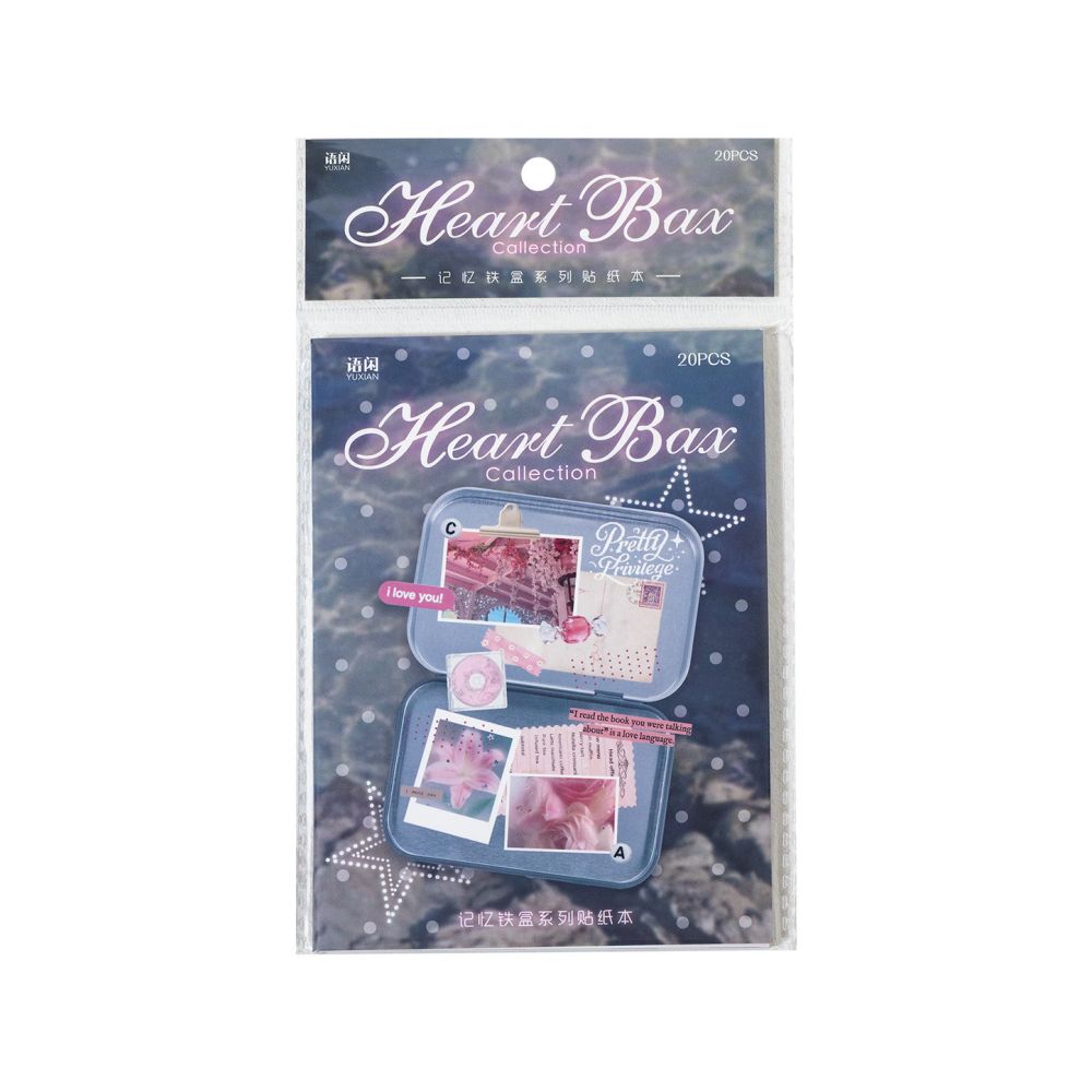 Notebook Memory Series Korean Style Paper Stickers 20 Sheets 2 Designs image 4
