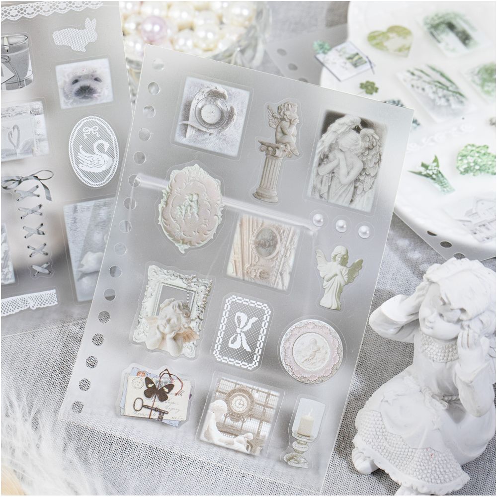French Ballet Element PET Stickers Book 20 Sheets 2 variants image 3
