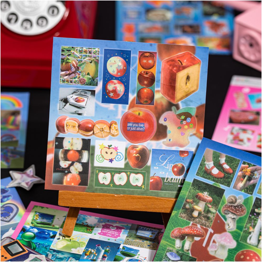 Millennium Dream Series Paper Sticker Book 20 Sheets 2 Styles image 1