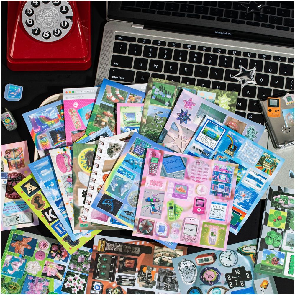 Millennium Dream Series Paper Sticker Book 20 Sheets 2 Styles image 3