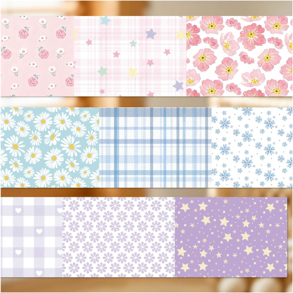 Picking Floral Series Washi Tape 5cm x 2m 6 Designs image 0