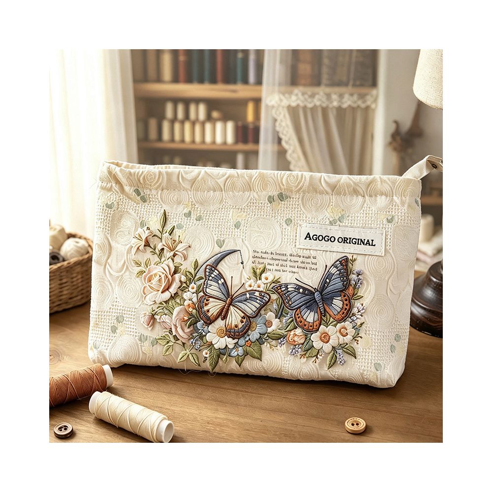 Butterfly Series Vintage PET Stickers 6 Designs 15 Pcs image 3