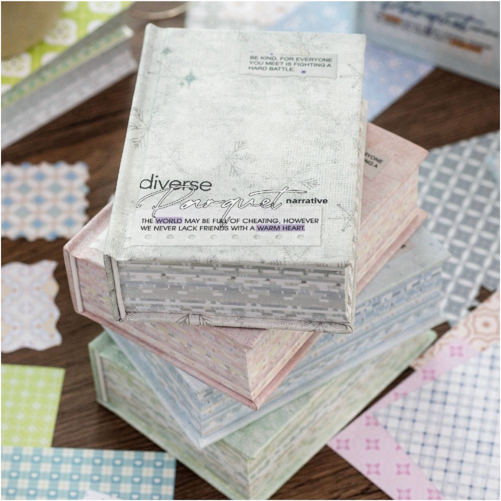 Vintage Background Hand Drawn Paper Book 4 Designs image 0
