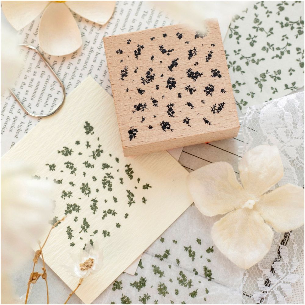 Vintage Wooden Rubber Stamps 6 Styles image 2