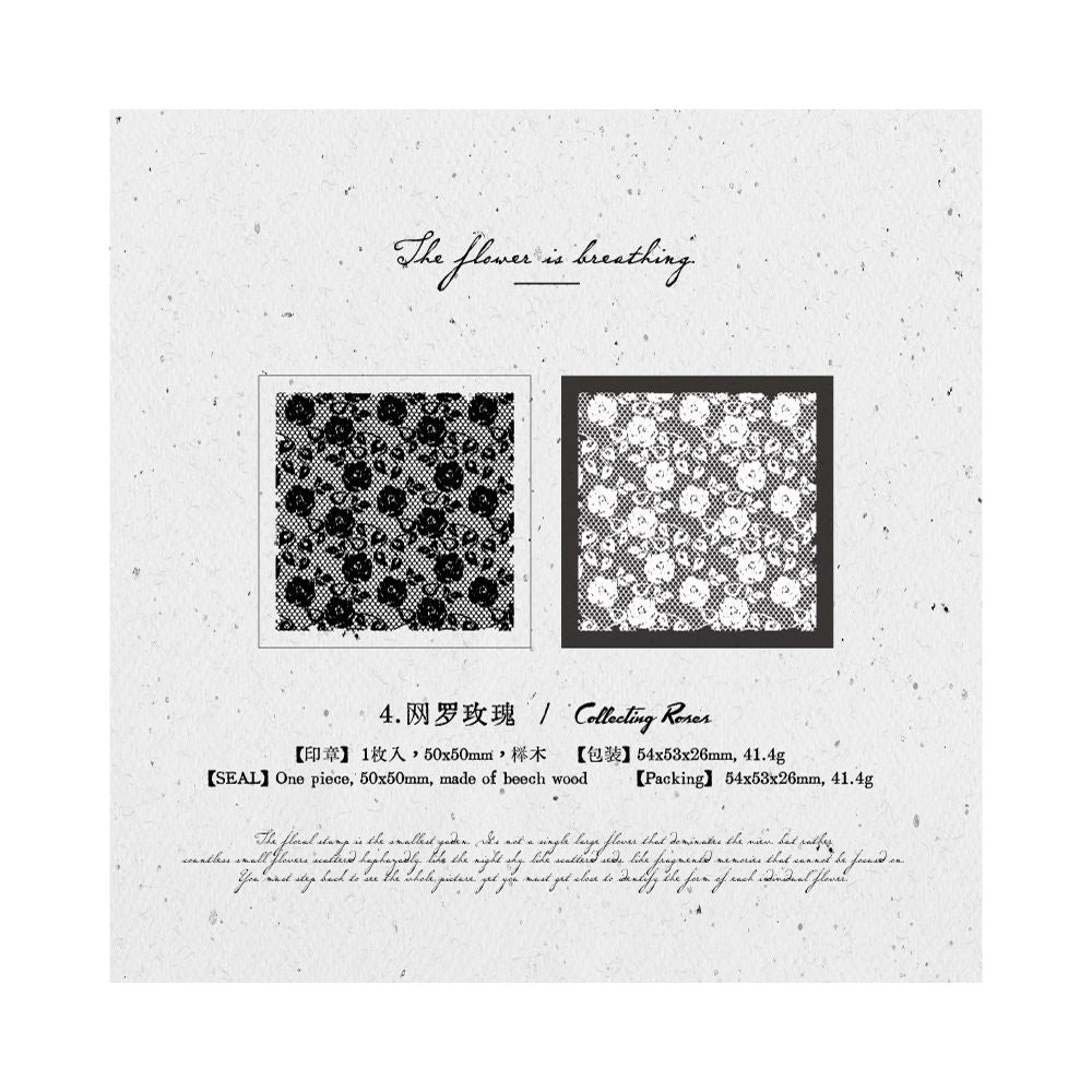 Vintage Wooden Rubber Stamps 6 Styles