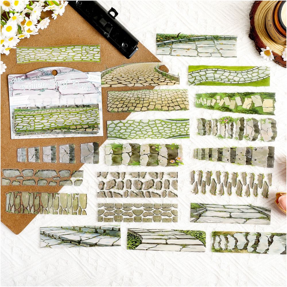 Landscape Underfoot Series PET Stickers 20 Pack 4 Styles image 1
