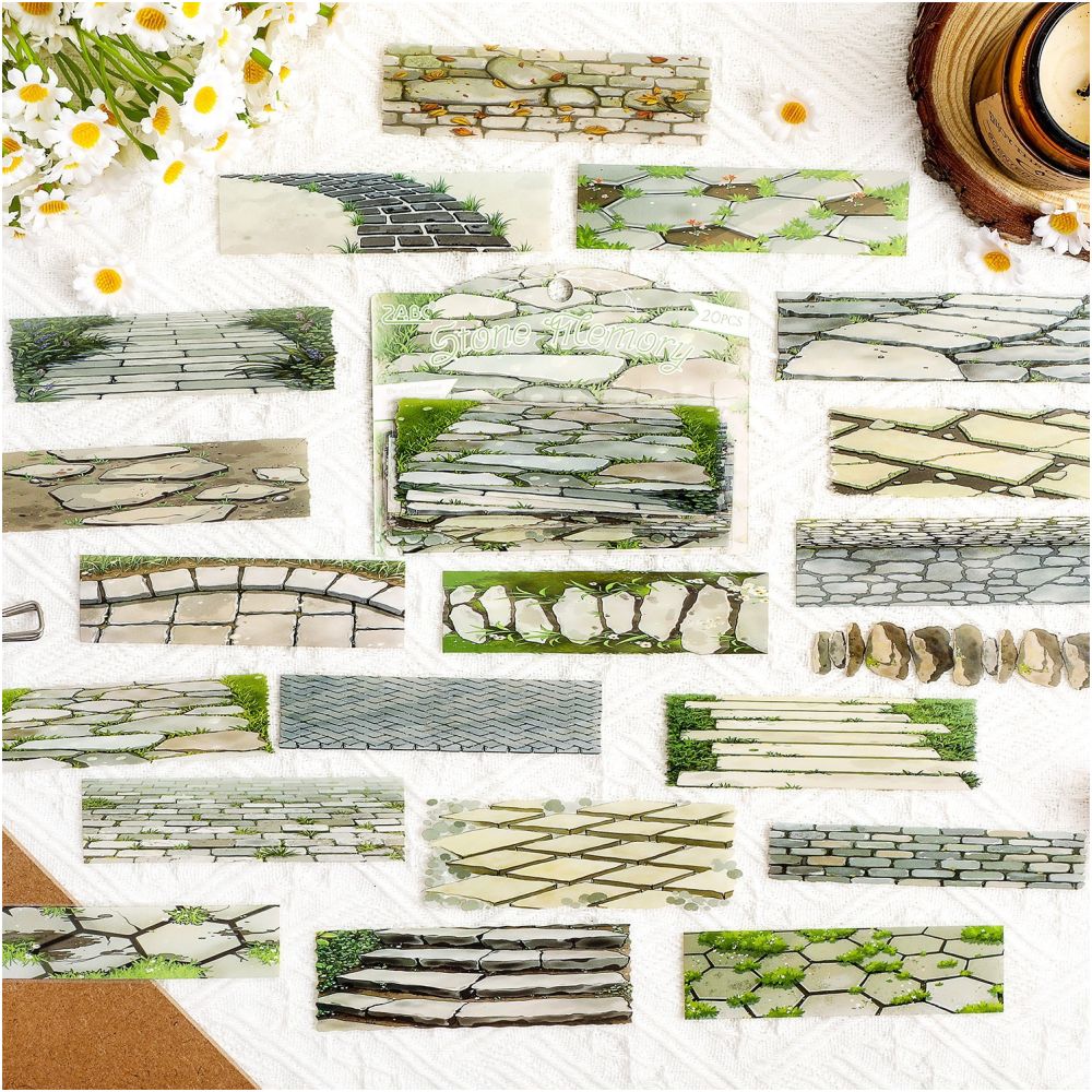 Landscape Underfoot Series PET Stickers 20 Pack 4 Styles image 3