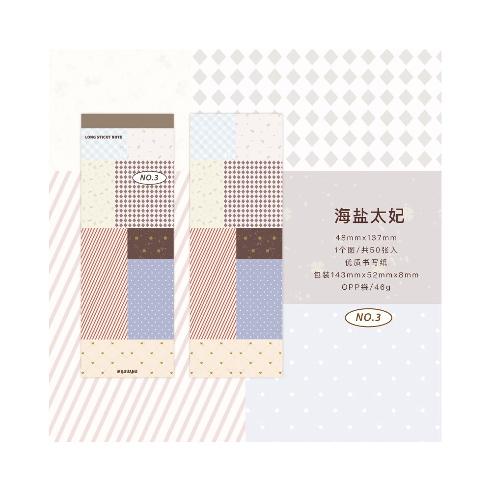 Notebook Polka Dot Series Material Paper 50 Sheets 6 Designs