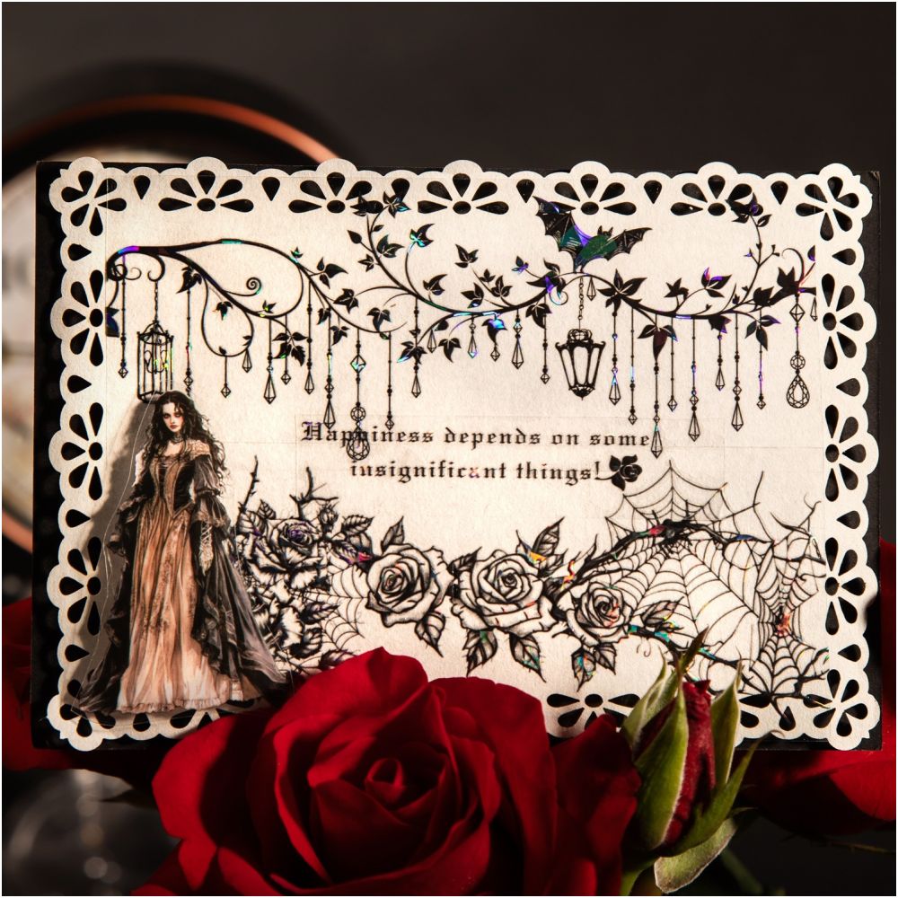Dark Night Contract Series Gothic PET Tape 5 cm x 2m image 2