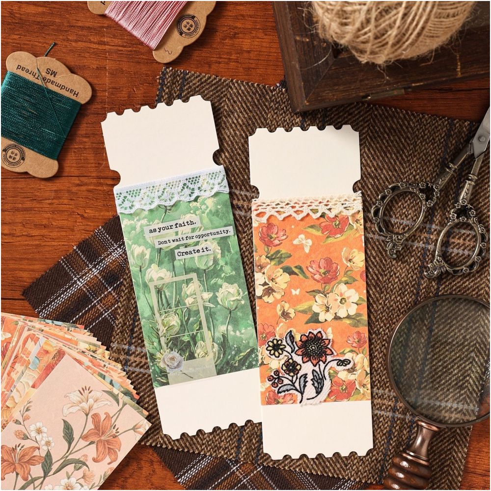 Time Capsule Series Vintage Material Paper 20 Sheets 6 Styles image 2