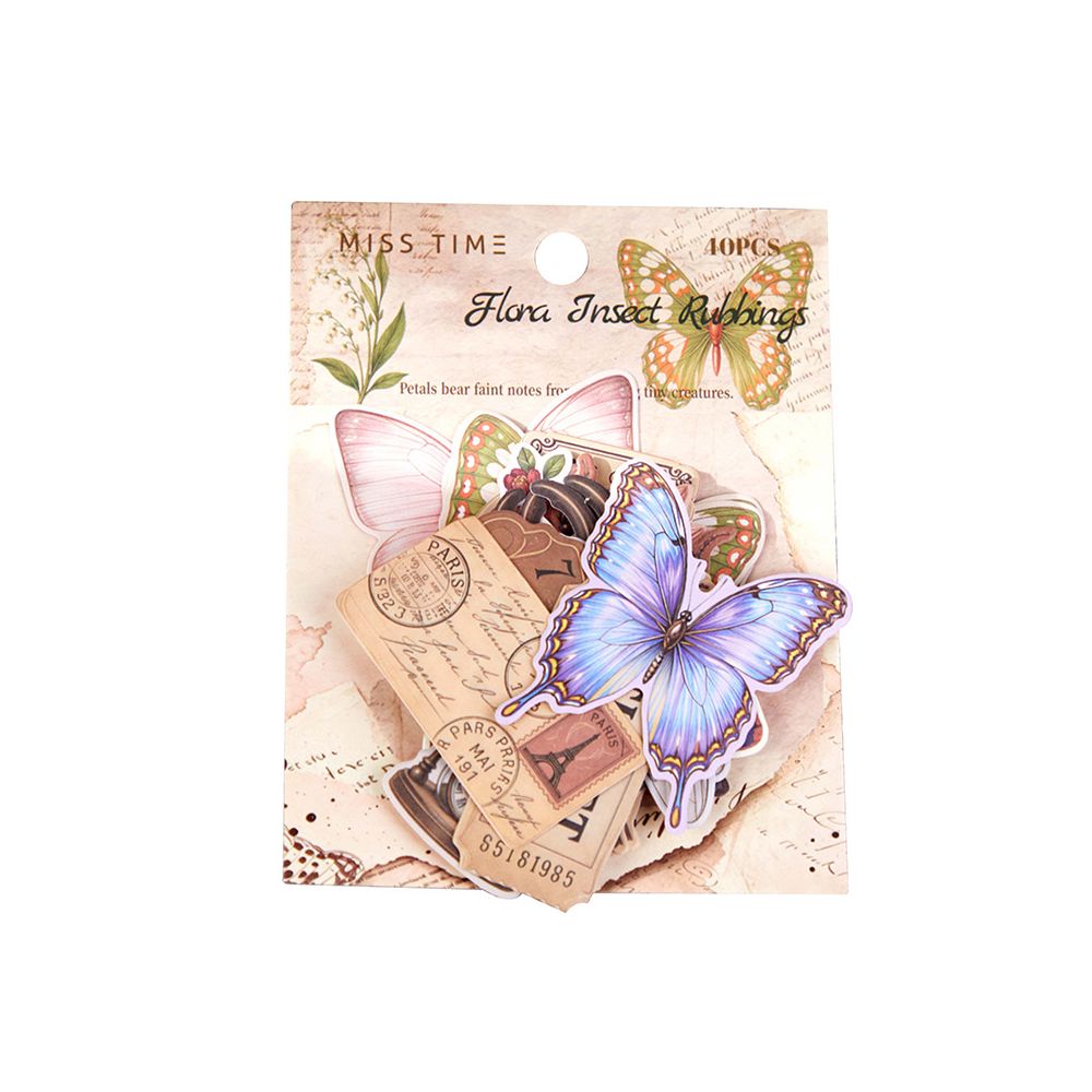 Mountain and Wilderness Narrative Paper Sticker 6 Styles 40 Pcs image 4