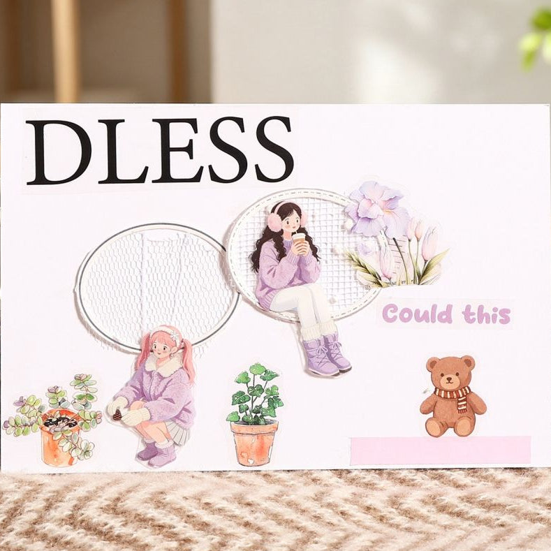 Seasonal Travel Series PET Sticker Book 20 Sheets 4 variants image 2