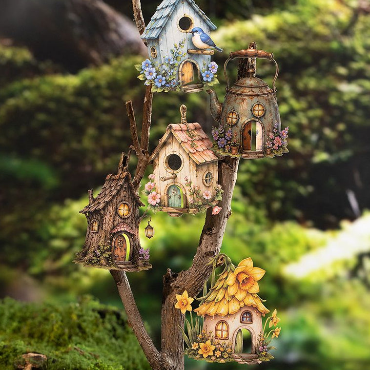 Fairy Tale House Series Paper Stickers 10psc 6 variants image 1