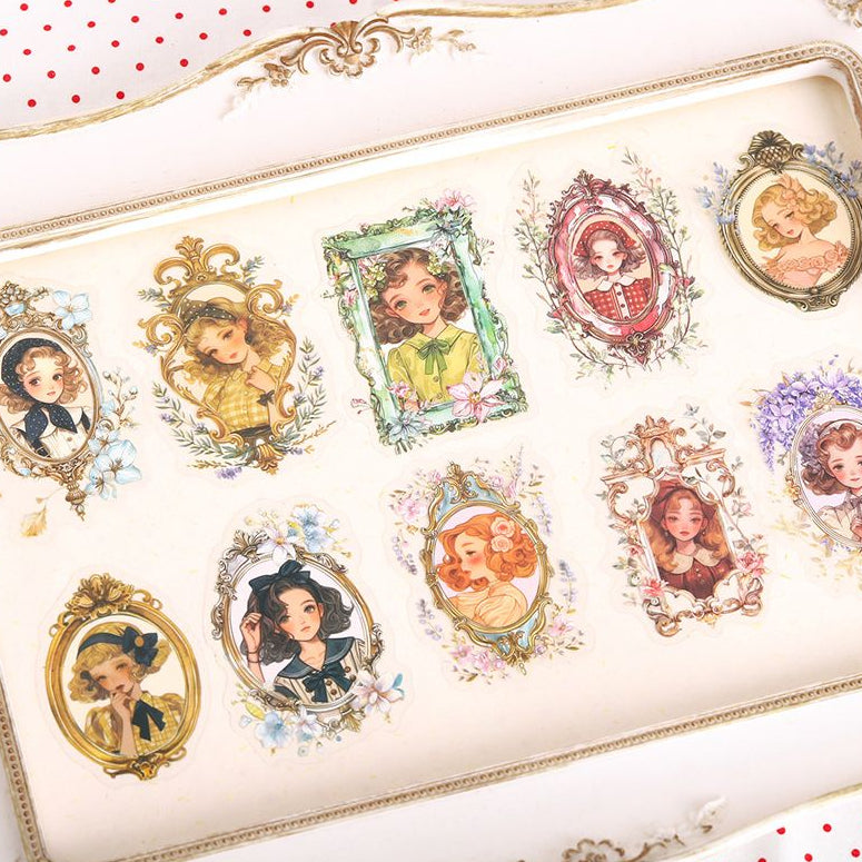 Princess Wardrobe Series PET Stickers 15psc 6 variants image 2