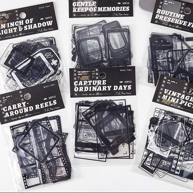 Miss Time Series PET Stickers 30psc 6 variants image 0