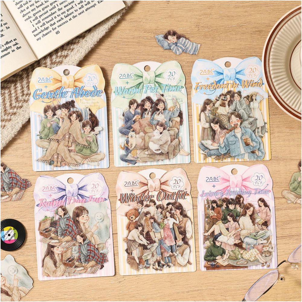 Slow Living Series PET Stickers 20psc 6 Designs image 2