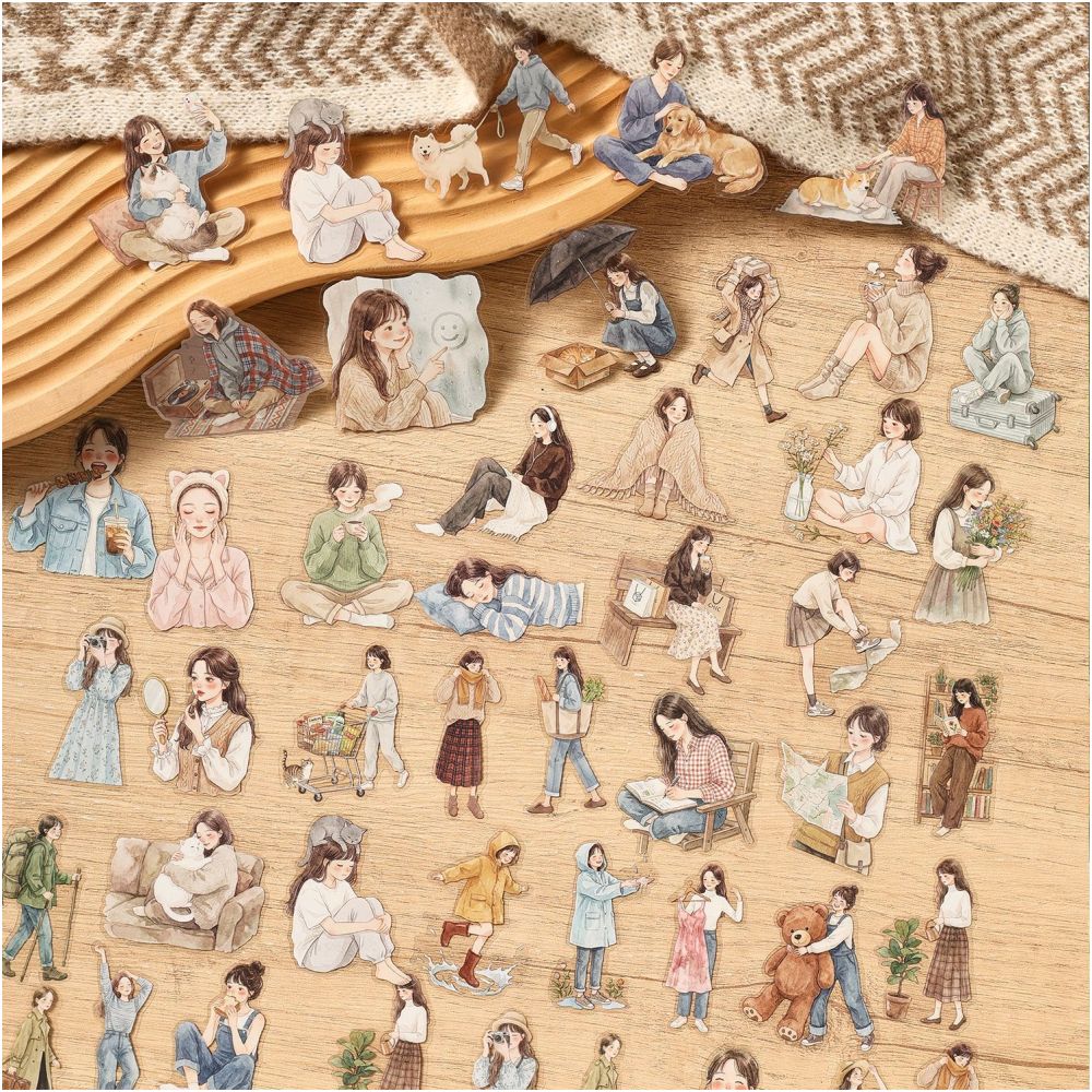 Slow Living Series PET Stickers 20psc 6 Designs image 3