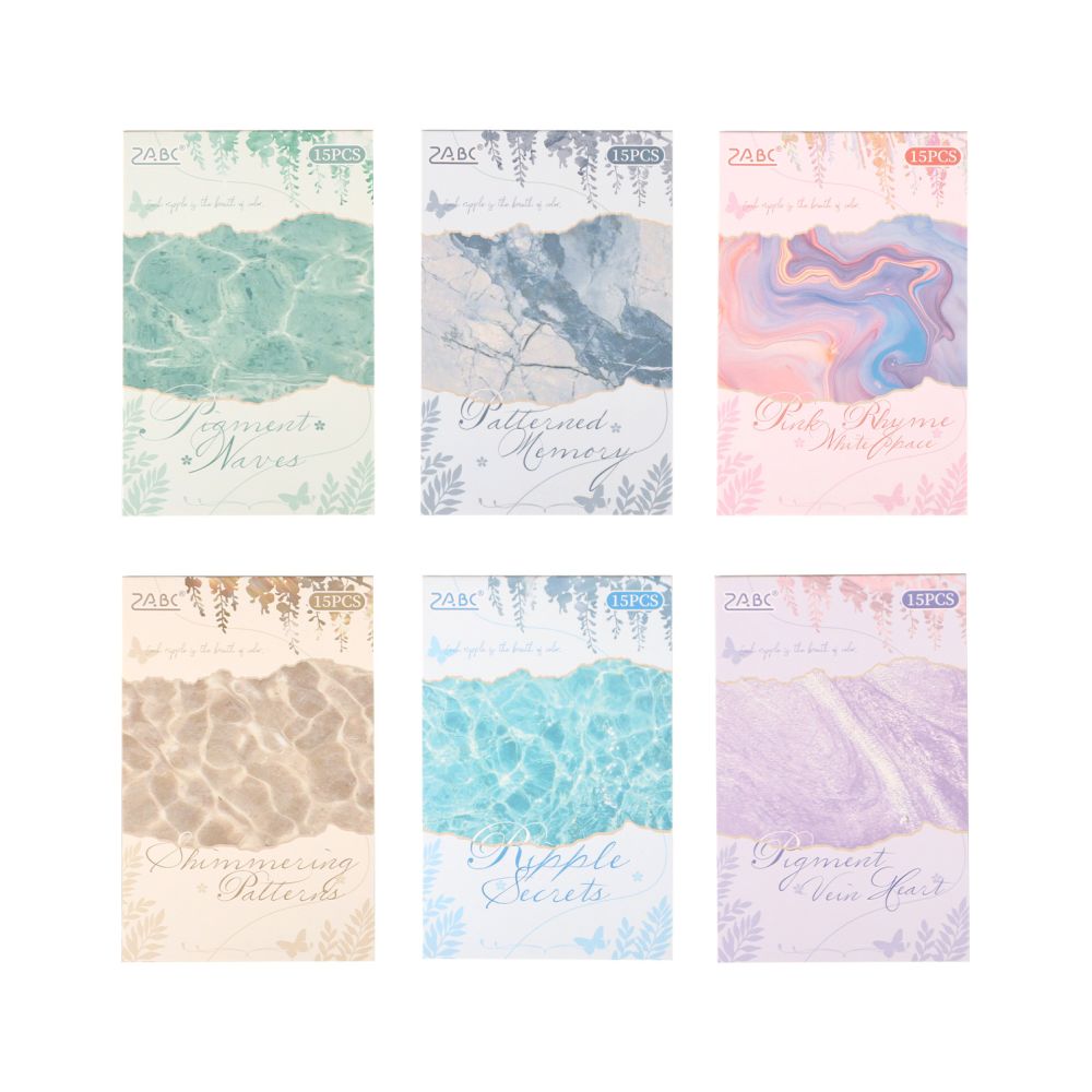 Tide Marks on Paper Series PET Stickers 6 Styles image 4