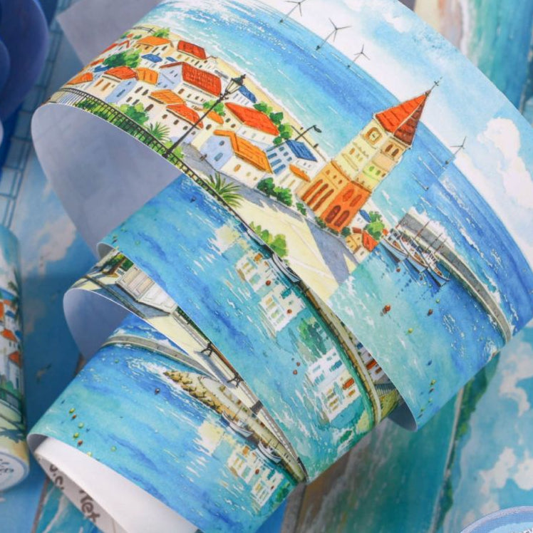 Coastline Letters Series Washi Tape 5cm x 2m 6 variants image 0