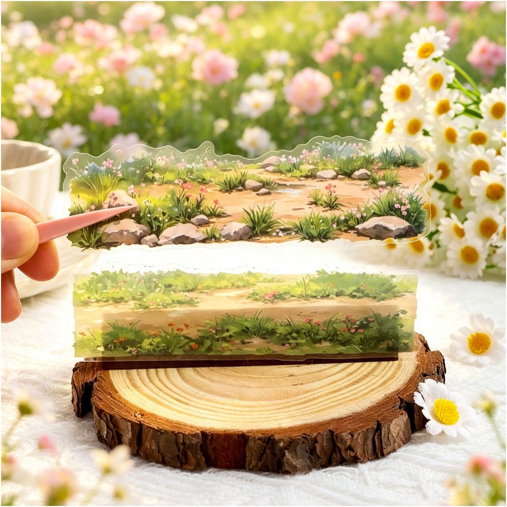 Foot Scenery Landscape PET Stickers 20psc 4 variants image 2