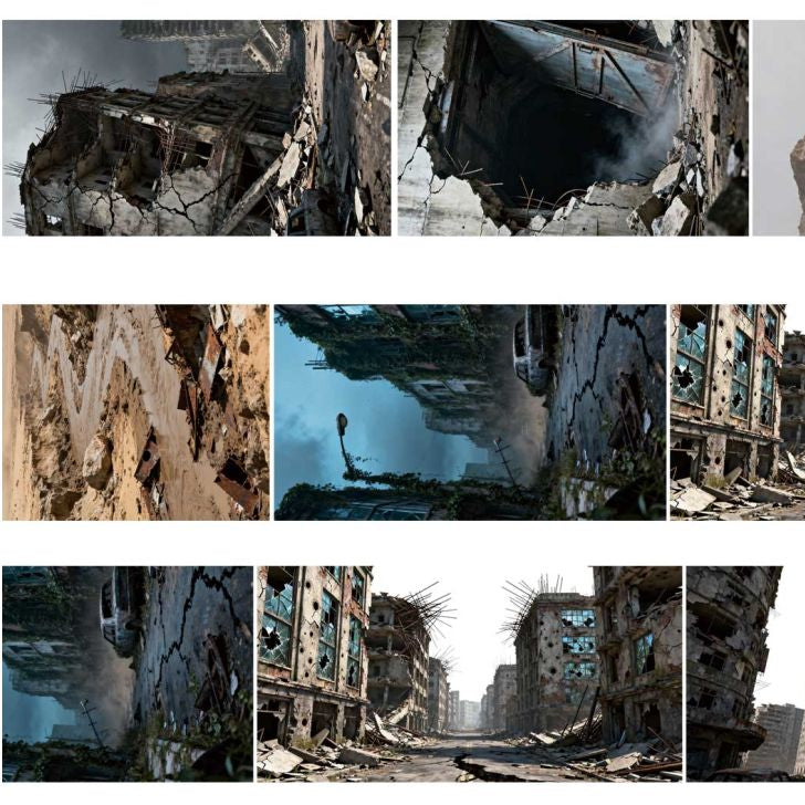 City Ruins Series PET Tape 9cm x 1m