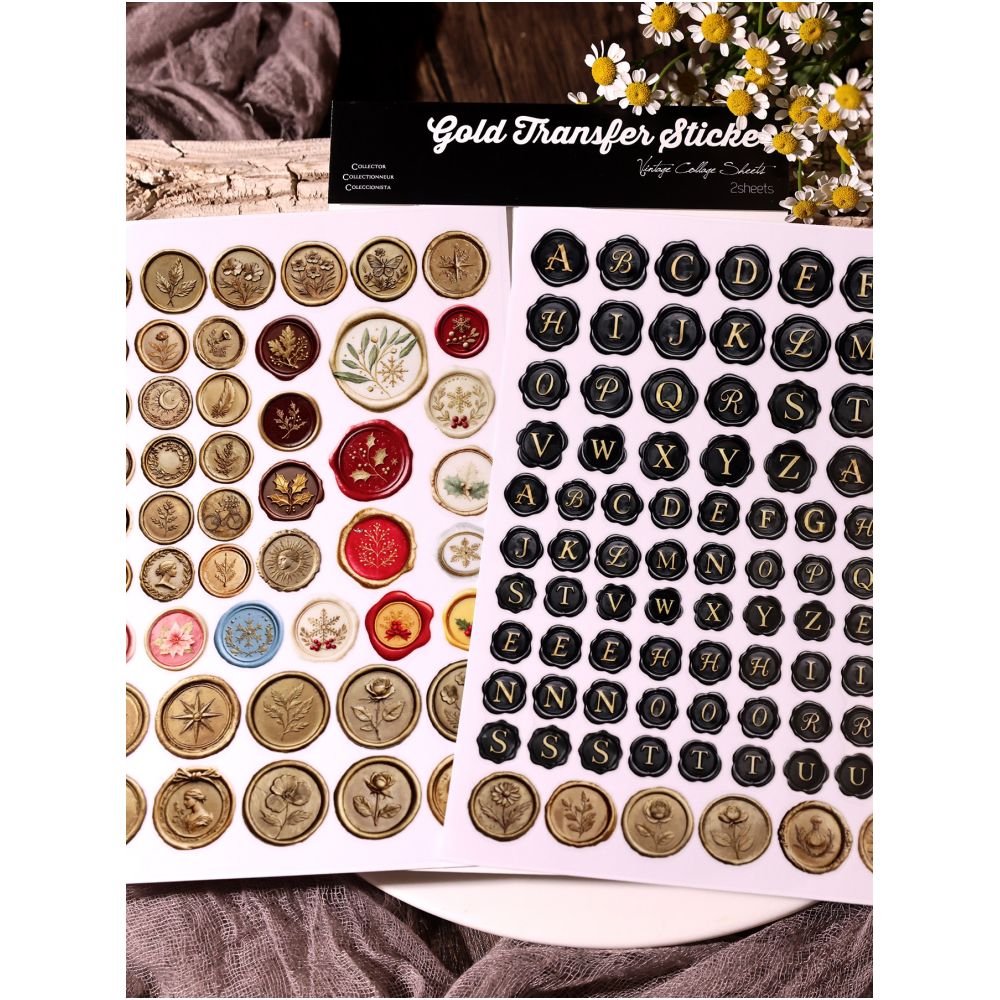 Numbers Letters Transfer Stickers image 1