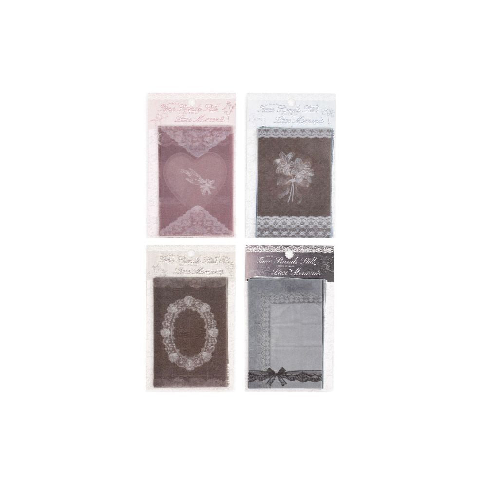 Lace Moment Material Paper 7cm x 10cm 20 Sheets 4 Designs image 4