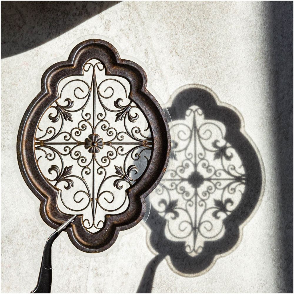 Iron Flower Window Theme PET Stickers 20psc 6 Designs image 0
