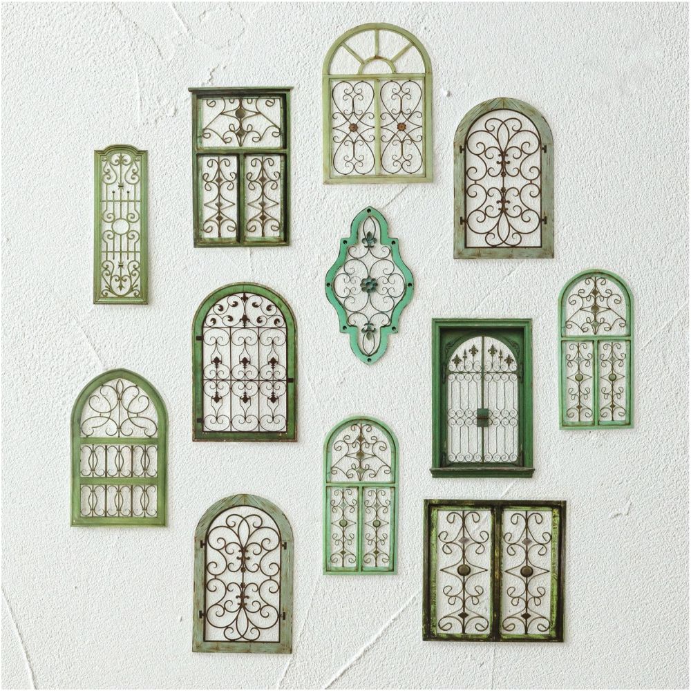 Iron Flower Window Theme PET Stickers 20psc 6 Designs image 3