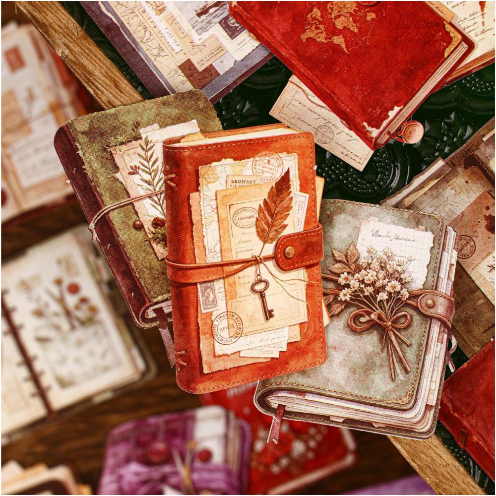 Vintage Journal Series Paper Stickers 8psc 6 variant image 2