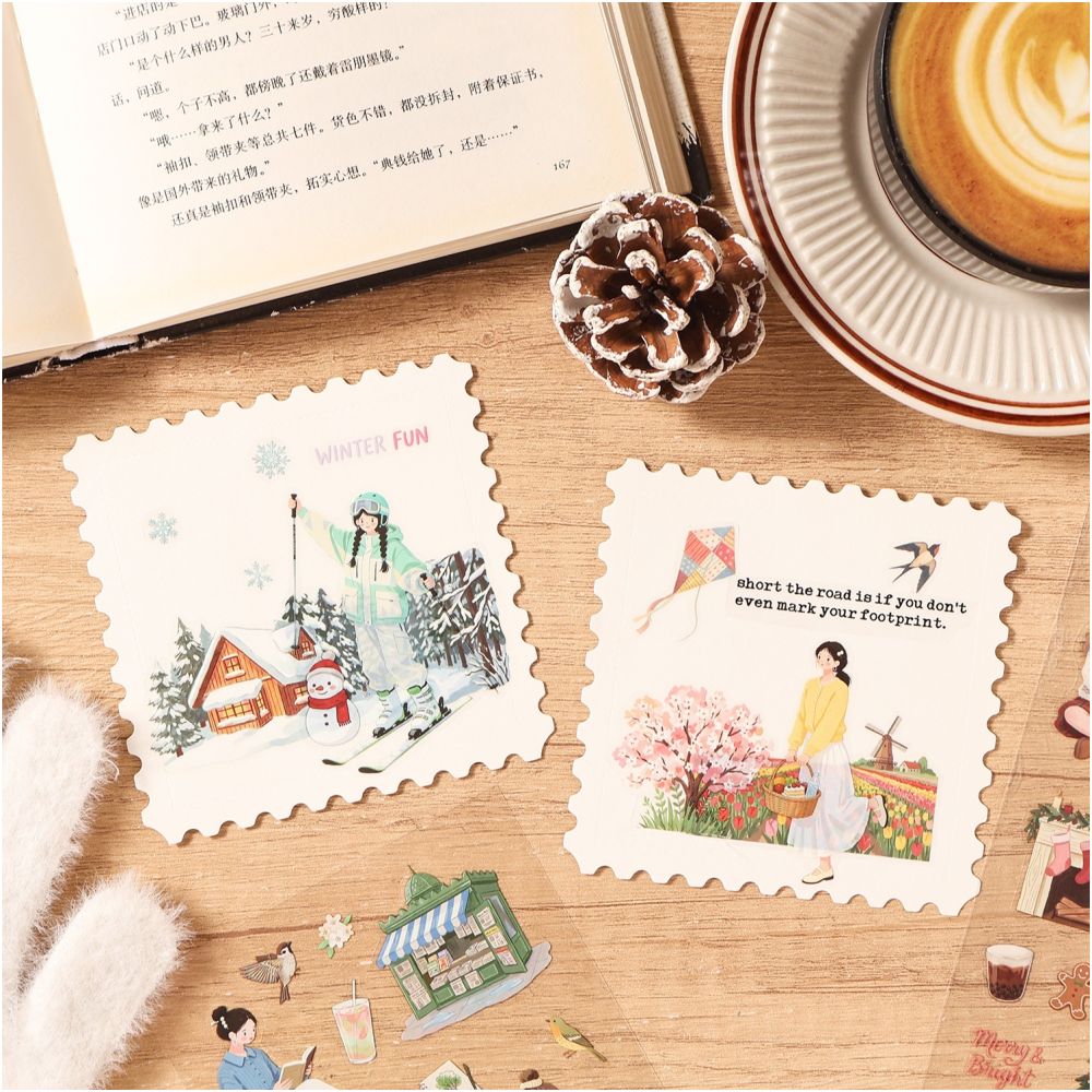 Journey Through the Seasons Series PET Stickers 20 sheets 4 variants image 1
