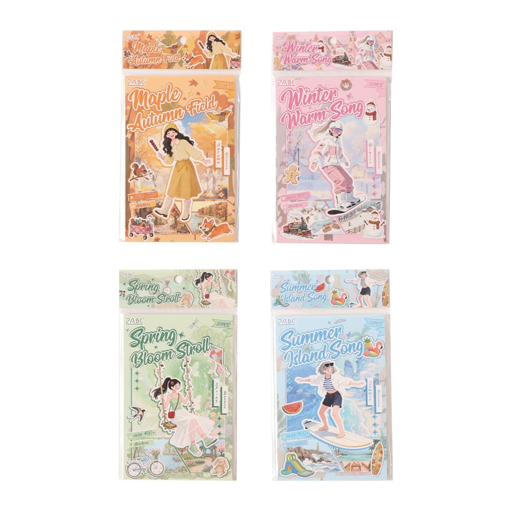 Journey Through the Seasons Series PET Stickers 20 sheets 4 variants image 4