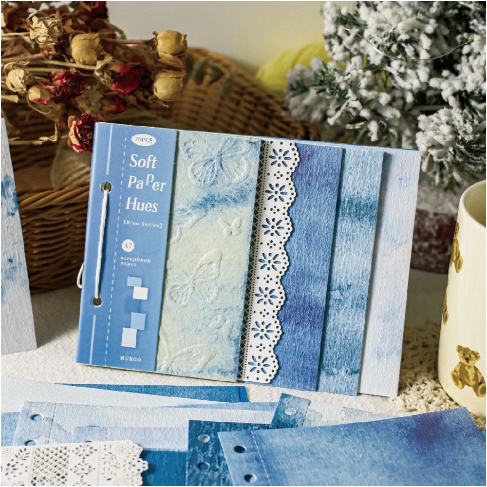 Flower Language Series Material Paper 16cm x 12cm 20 sheets 4 designs image 3