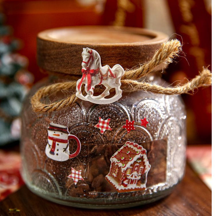 Christmas Holiday Paper Stickers 30psc image 3