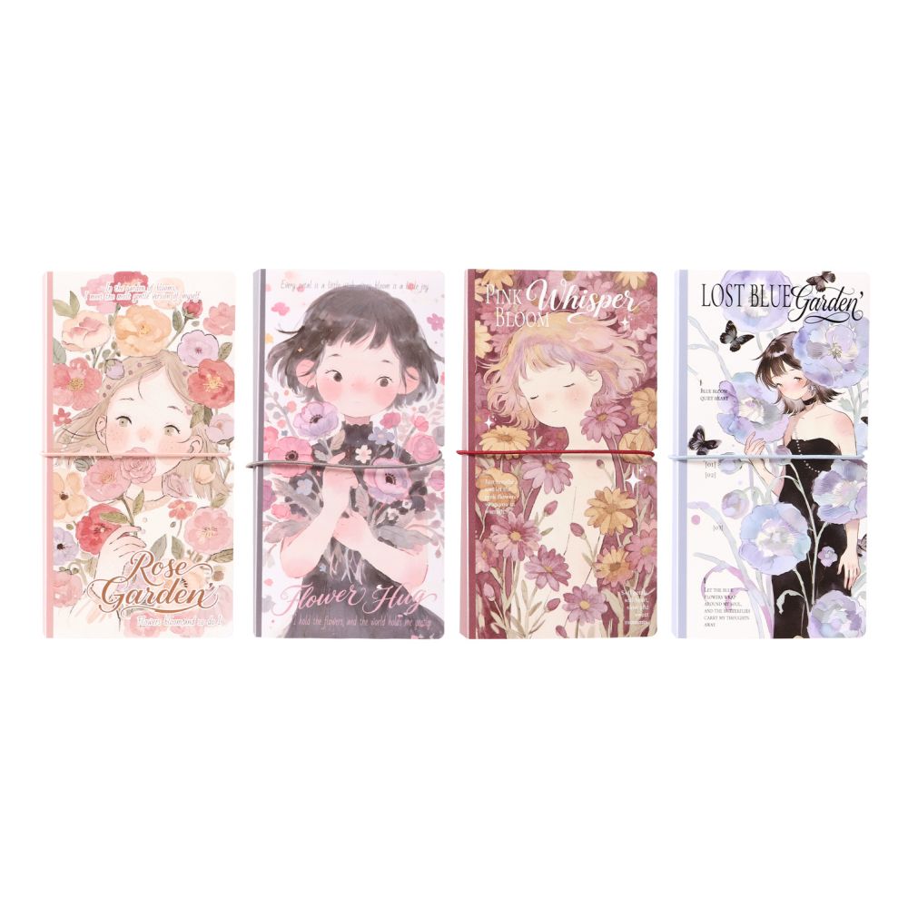 Floral Notebook Storage Album 11 8cm x 22 8cm 40 pages 4 variants image 4