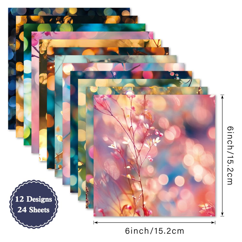 Lumina Material Paper 15cm x 15cm 24 sheets image 4