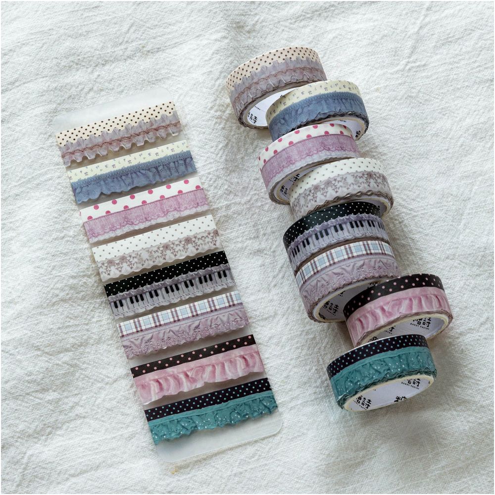 Honey Ribbon Series Washi Tape 1 5cm x 2m 8 Designs image 0