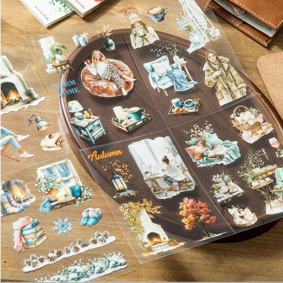 Garden Prologue Series PET Stickers Book 20psc 4 Designs image 2