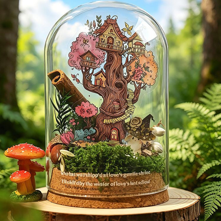 Treehouse Utopia Series PET Stickers 12psc 4 Designs image 3