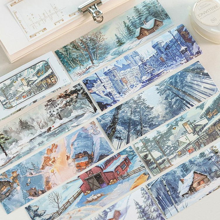 Scenic Views Series Landscape Sticker Book 4 Designs 24 Sheets image 2