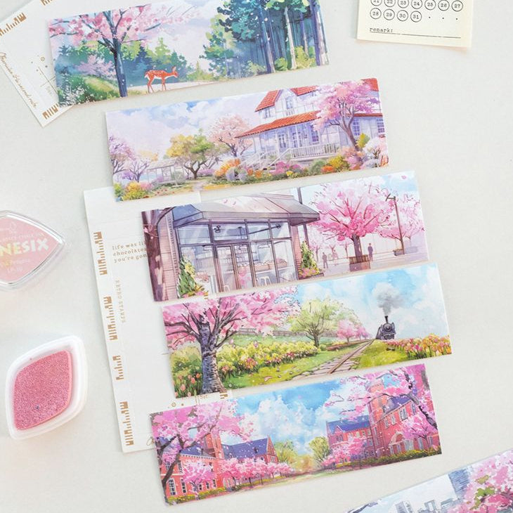 Scenic Views Series Landscape Sticker Book 4 Designs 24 Sheets image 3