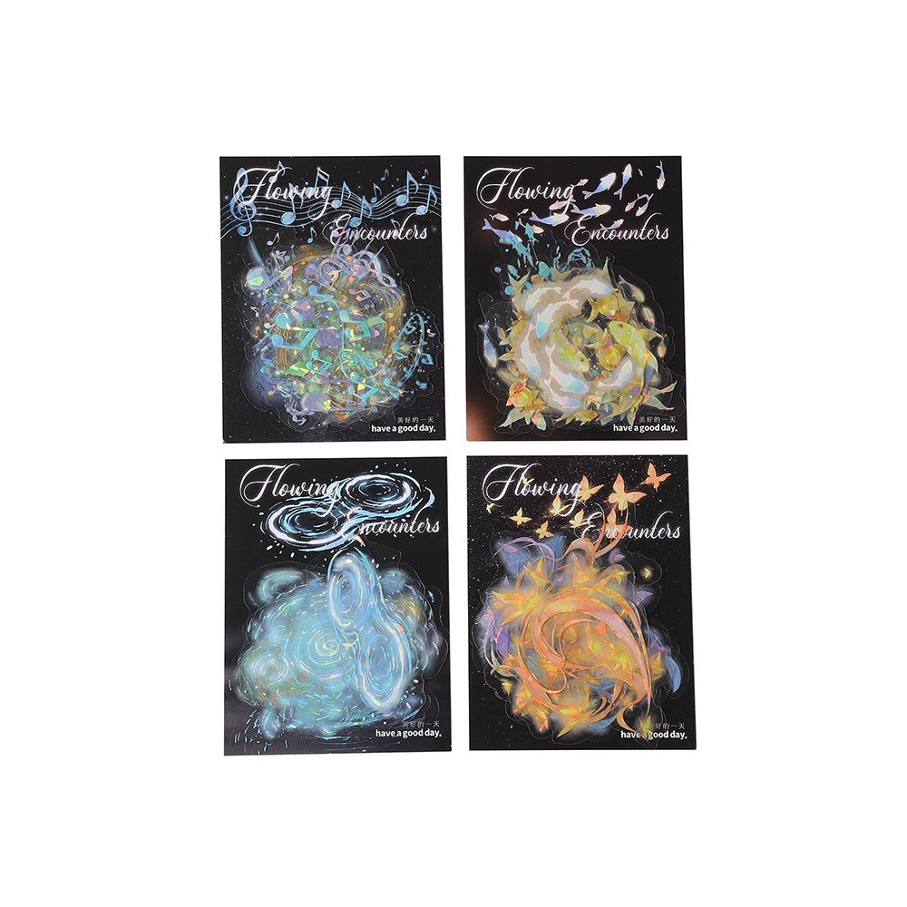 Fleeting Encounter Series PET Stickers 10psc 4 Designs image 4