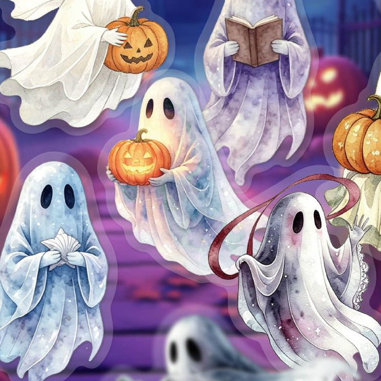 Ghostly Dream Series PET Stickers 16psc 6 variants image 2