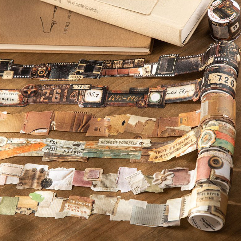 Time Fragments Series Washi Tape 2 5cm x 2m 6 variants image 0