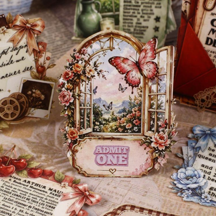 Reading Book Series Paper Stickers 20 Sheets 6 Styles image 0